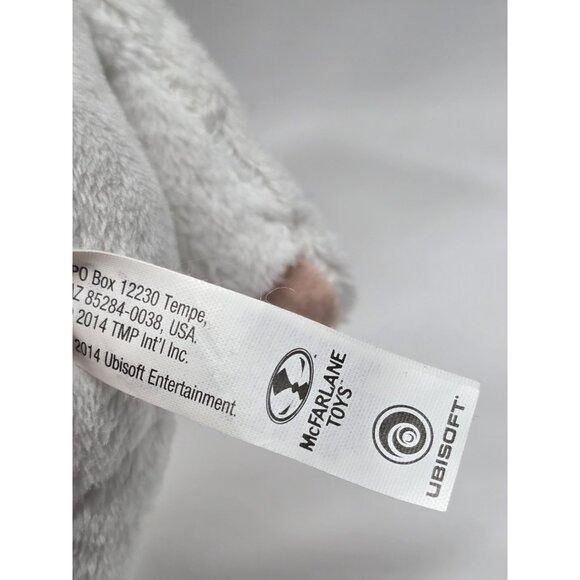 Rabbids Ubisoft White Plush Rabbit Stuffed Animal Toy 2014 McFarlane - Picture 4 of 7